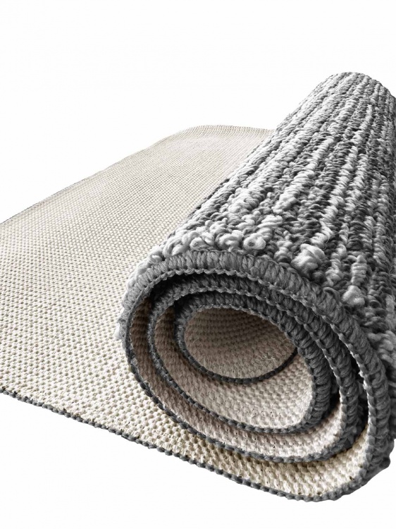 Коврик БУКЛЕ icarpet «Модерн» 80х120 пепельно-серый 74 S - 4