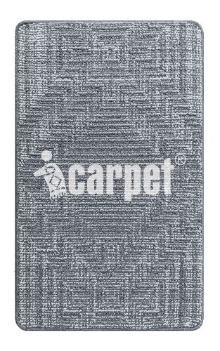 Коврик БУКЛЕ icarpet «Модерн» 80х120 пепельно-серый 74 S