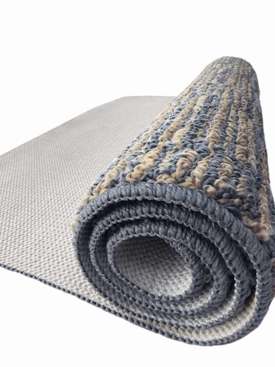 Коврик БУКЛЕ icarpet «Модерн» 80х120 серо-бежевый 50 S - 2