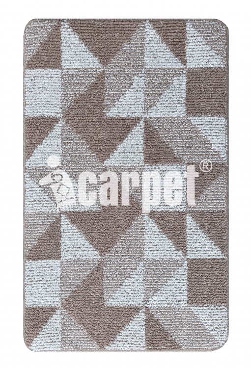 Коврик БУКЛЕ icarpet «Геометрия» 100х150 бисквитно-кремовый 7 S
