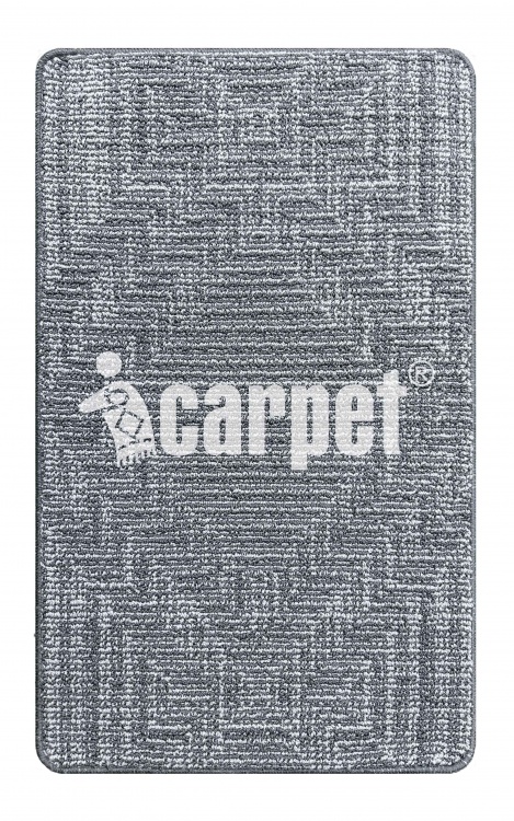 Коврик БУКЛЕ icarpet «Модерн» 100х150 пепельно-серый 74 S