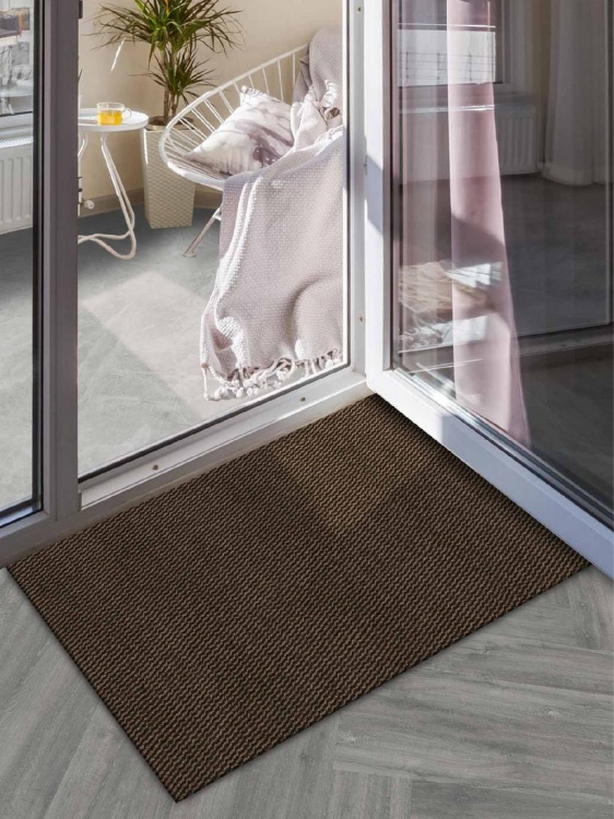 Коврик вырезной МЕЛАНЖ 50х80 мокко с чёрным S - 3