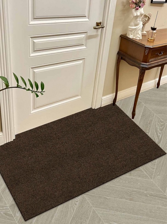 Коврик вырезной МЕЛАНЖ 60х120 мокко с чёрным S - 2