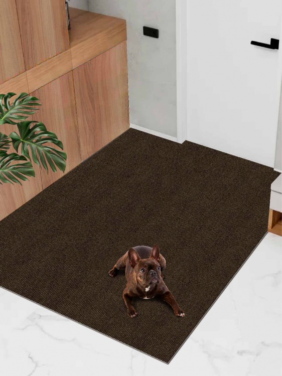 Коврик вырезной МЕЛАНЖ 150х200 мокко с чёрным S - 2