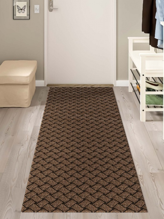 Коврик SHAHINTEX БЕРЕСТА 80х200 коричневый 02 S - 3