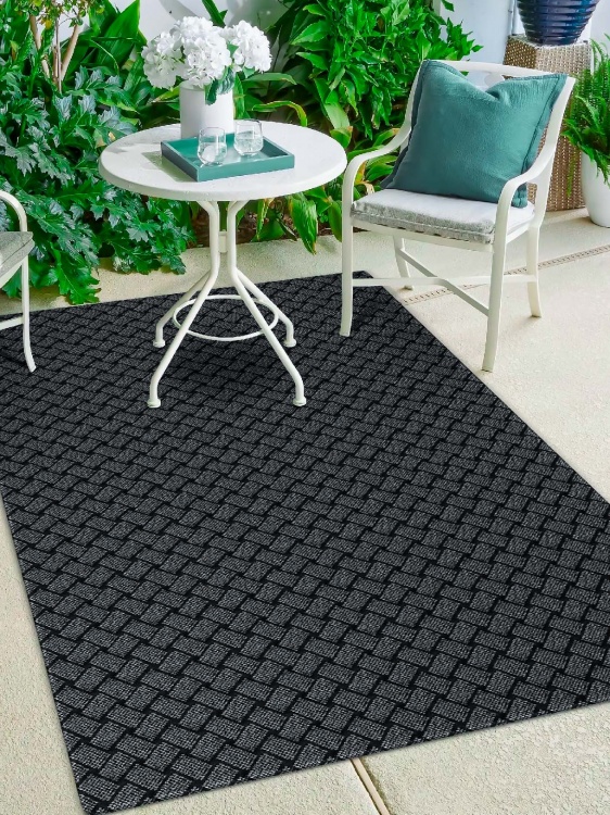 Коврик SHAHINTEX БЕРЕСТА 150х200 серый 01 S - 2