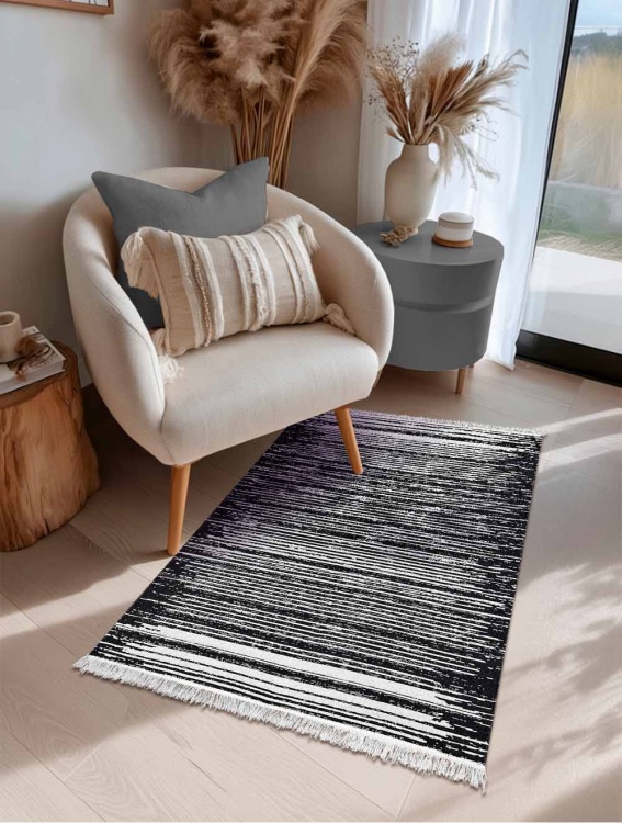 Коврик безворсовый ПРОВАНС icarpet 80*120 004 обсидиан 07 - 2