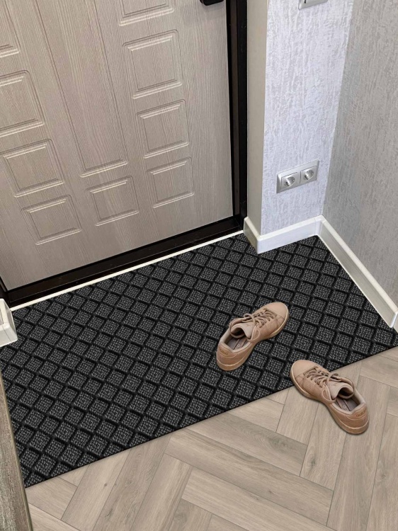 Коврик влаговпитывающий ДИАМАНТ 60х100 серый 01 S - 2