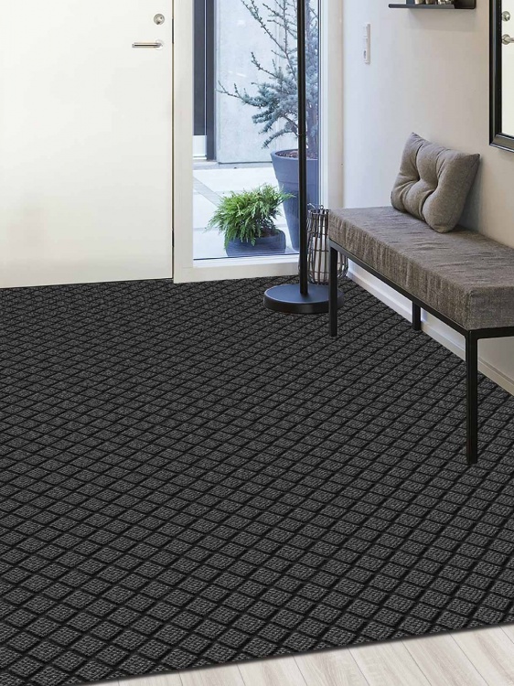 Коврик влаговпитывающий ДИАМАНТ 150х200 серый 01 S - 3