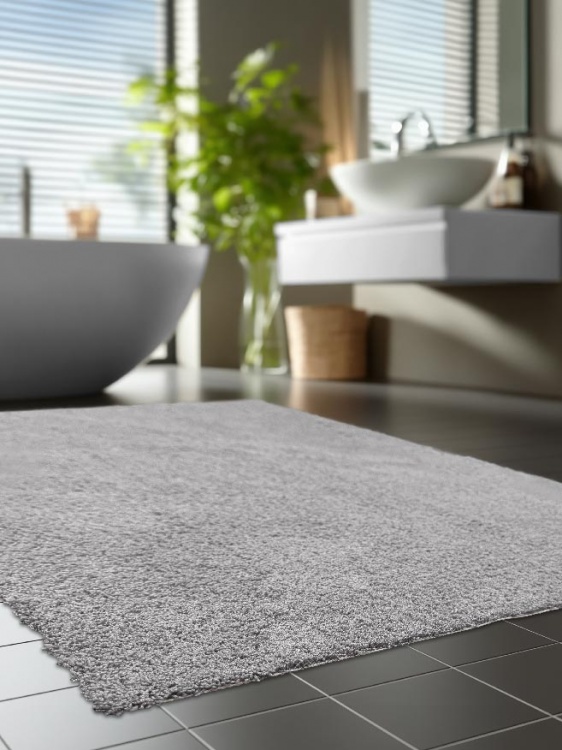 Коврик НАНОХЛОПОК SHAHINTEX 120х200 пепельный 05 S - 2