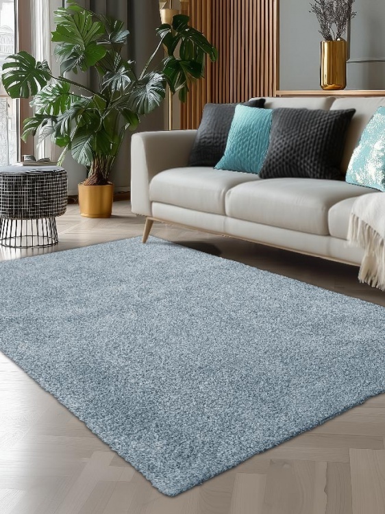 Коврик НАНОХЛОПОК SHAHINTEX 150х200 аквамариновый 01 S - 2