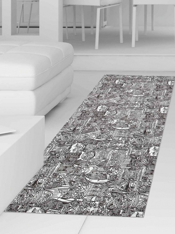 Коврик вырезной icarpet PRINT антискользящий (144) 