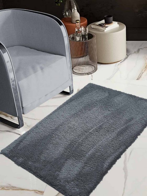 Коврик плюшевый 60х100 темно-серый 03 S - 2