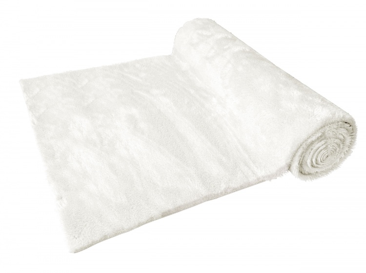 Коврик-дорожка icarpet Плюшевый 80х1500 молочный 01