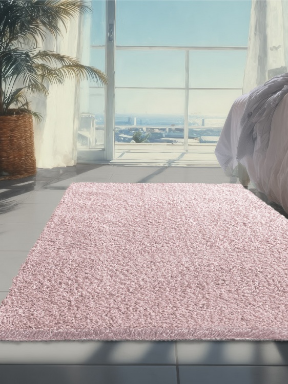 Коврик НАНОХЛОПОК SHAHINTEX 80х120 розовый кварц 08 S - 2