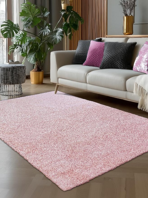 Коврик НАНОХЛОПОК SHAHINTEX 150х200 розовый кварц 08 S - 2