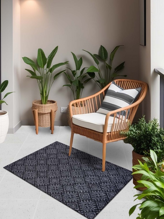 Коврик ОРНАМЕНТ 60х100 серый 01 S - 3