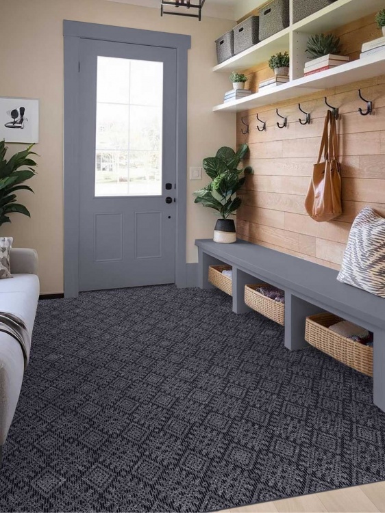 Коврик ОРНАМЕНТ 150х200 серый 01 S - 2