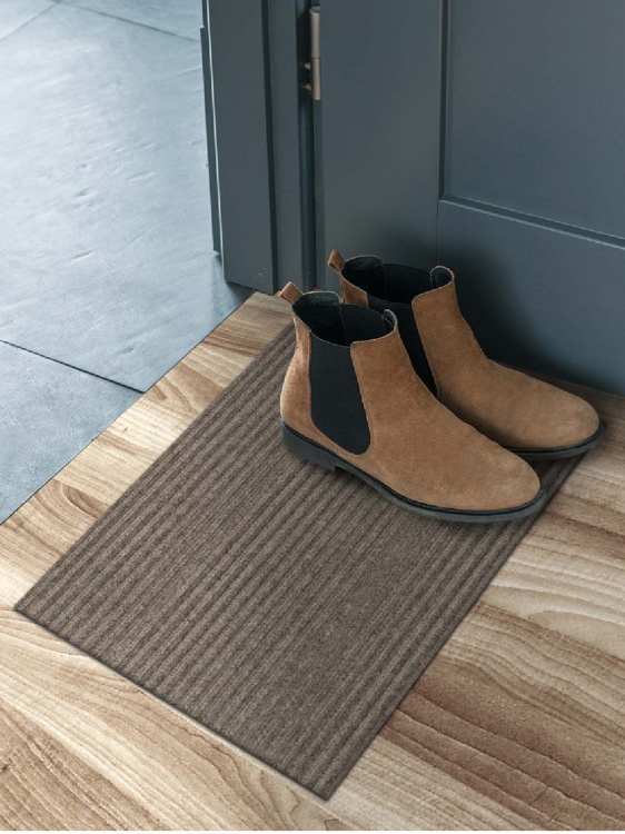 Коврик придверный влаговпитывающий icarpet Ребристый ТПР 40х60 донской песок 05 - 3