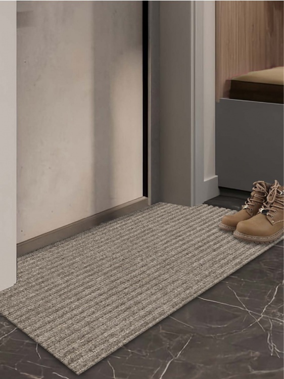 Коврик придверный влаговпитывающий icarpet Ребристый ТПР 60х120 донской песок 05 S - 3