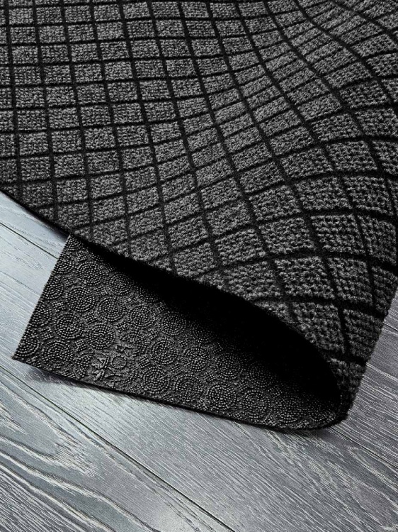 Коврик влаговпитывающий ДИАМАНТ 50х80 серый 01 S - 2