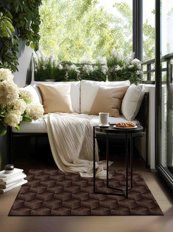 Коврик ФОКУС 100х120 мокко 02 S - 4