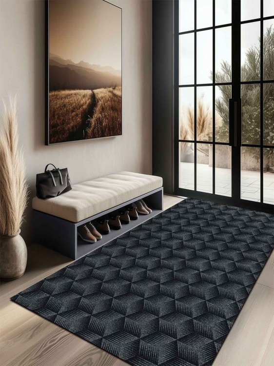 Коврик ФОКУС 100х200 серый 01 S - 2