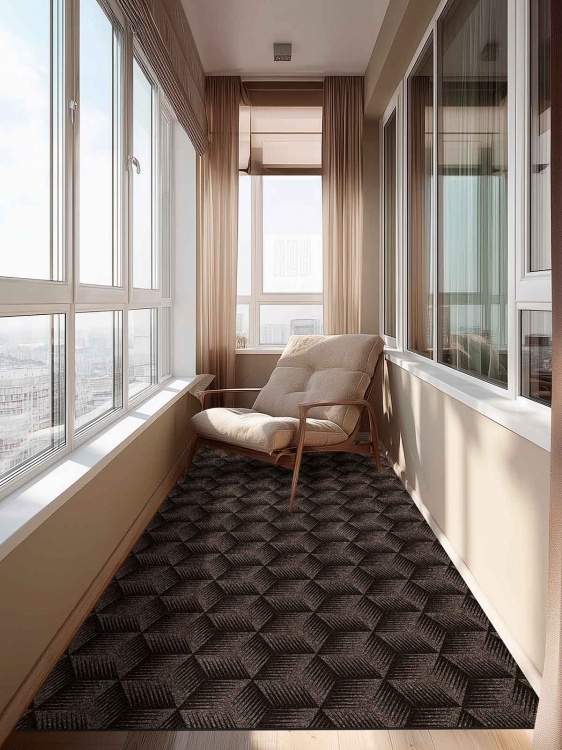 Коврик ФОКУС 100х200 мокко 02 S - 4