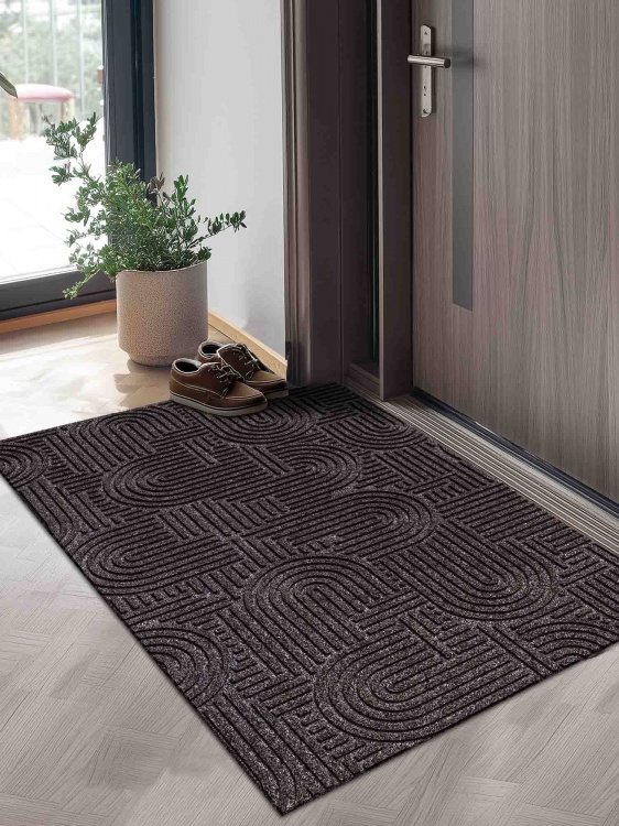 Коврик icarpet ЛАБИРИНТ с тиснением 100х120 мокко 02 S - 4