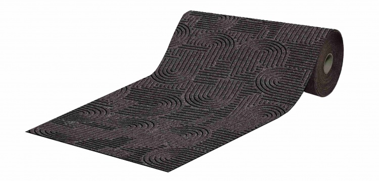 Коврик-дорожка icarpet ЛАБИРИНТ с тиснением 100х1500 мокко 02