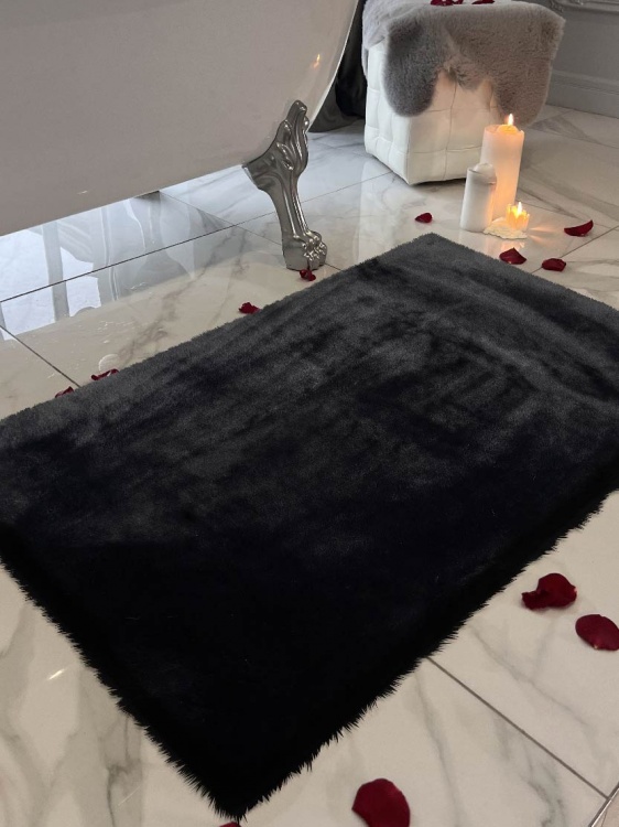 Коврик меховой SHAHINTEX (3 см) 50х80 блэкглама 29 S - 3