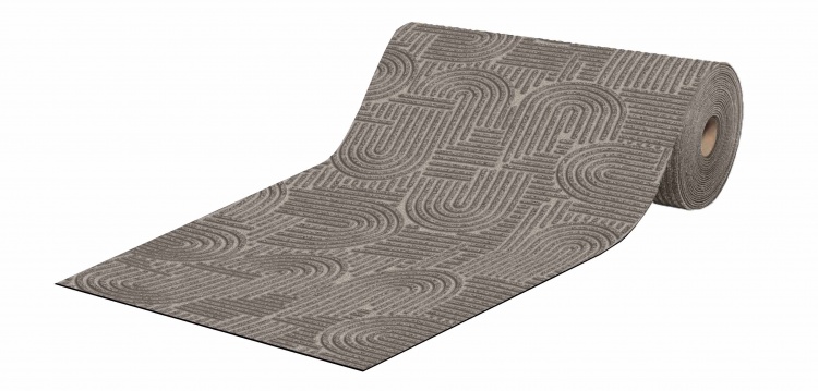 Коврик-дорожка icarpet ЛАБИРИНТ с тиснением 100х1500 донской песок 04