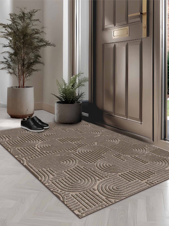 Коврик icarpet ЛАБИРИНТ с тиснением 100х150 донской песок 04 S - 2