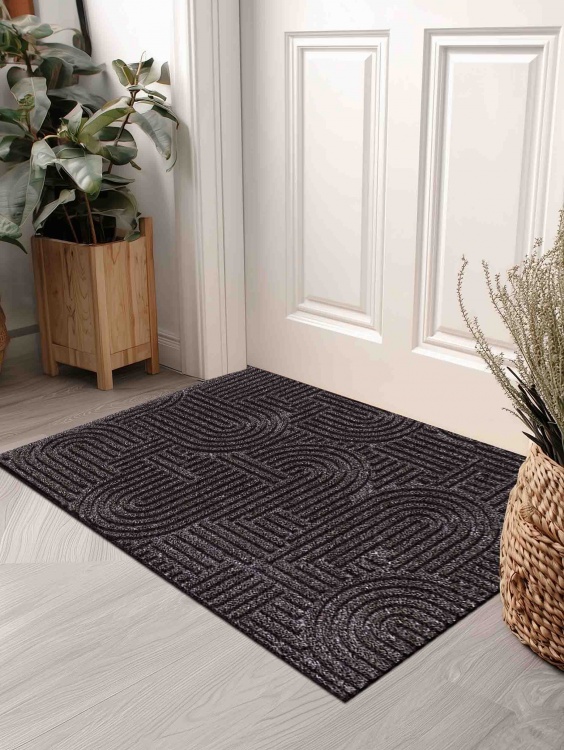 Коврик icarpet ЛАБИРИНТ с тиснением 50х80 чёрный гранит 03 - 3