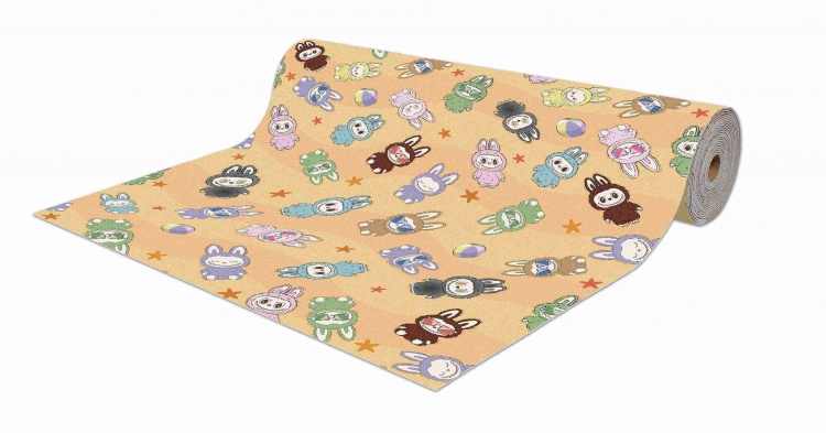 Коврик-дорожка вырезной icarpet PRINT антискользящий (147) 