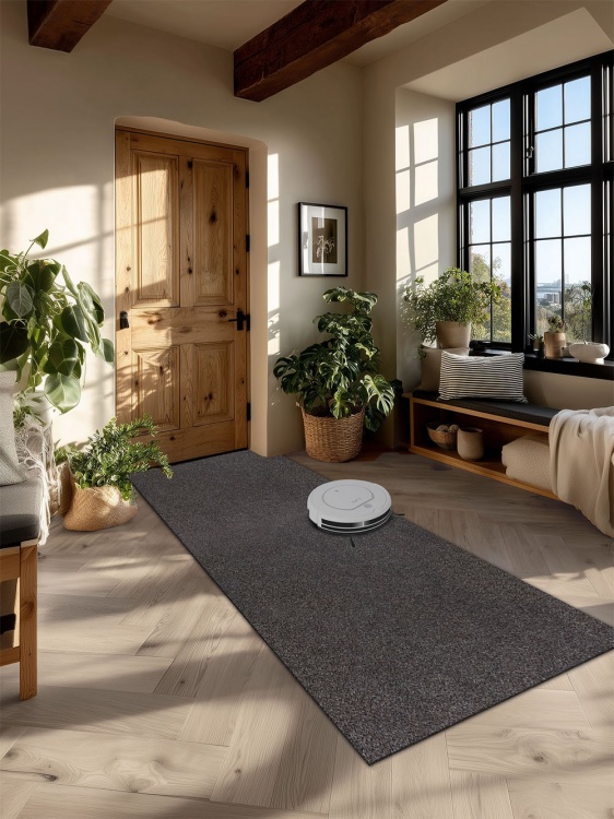 Коврик влаговпитывающий icarpet ПРАКТИК антискользящий 80х200 мокко 02 S - 3