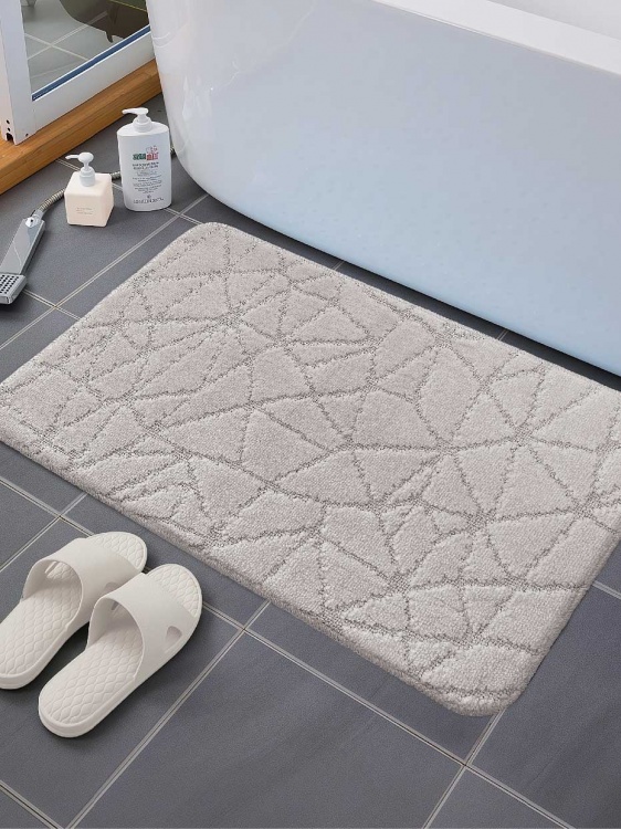 Коврик SHAHINTEX РР 50*80 001 перламутр 51 S - 4