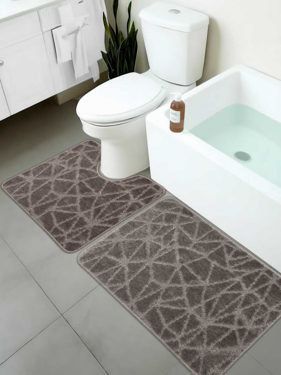 Набор ковриков SHAHINTEX РР 50*80+50*50 001 мокко 80 - 4