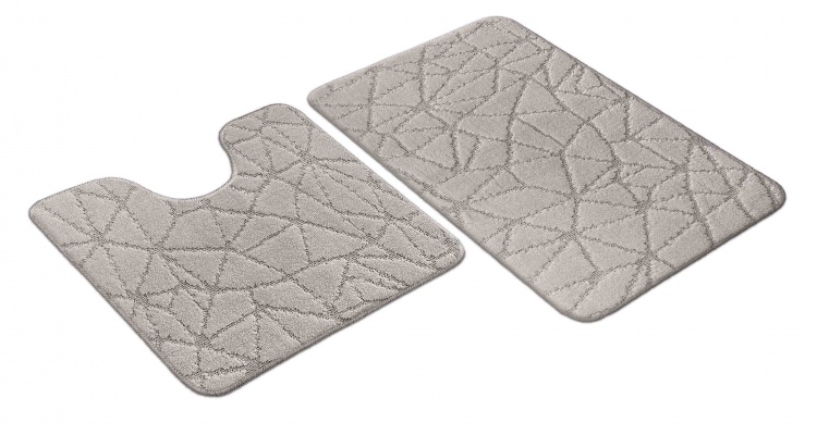 Набор ковриков SHAHINTEX РР 50*80+50*50 001 перламутр 51