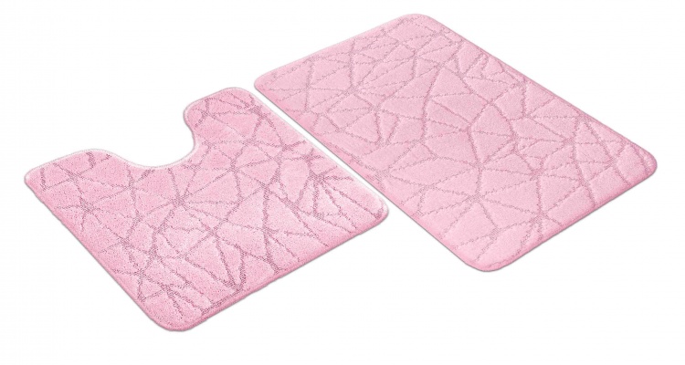 Набор ковриков SHAHINTEX РР 50*80+50*50 001 фламинго 77