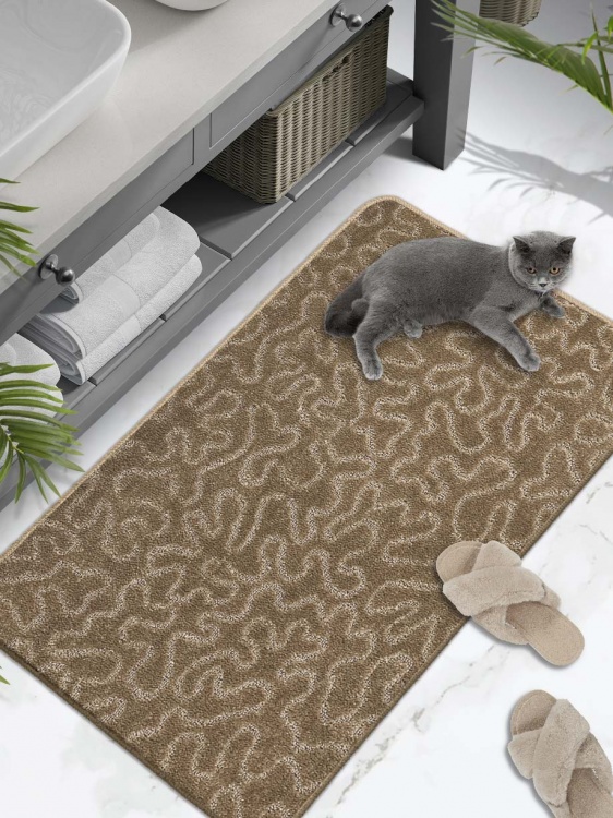 Коврик SHAHINTEX РР 60*100 003 кофе с молоком 55 S - 2