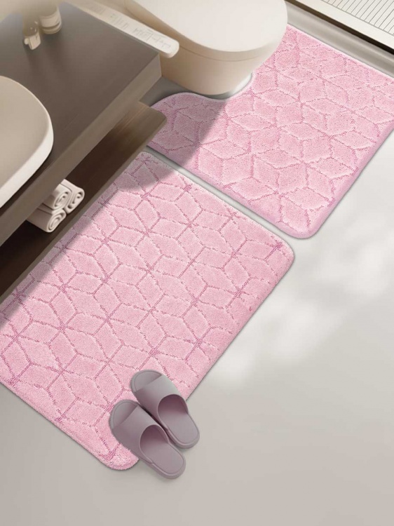 Набор ковриков SHAHINTEX РР 50*80+50*50 002 фламинго 77 - 2