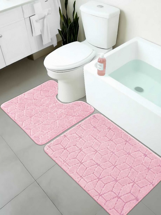 Набор ковриков SHAHINTEX РР 50*80+50*50 002 фламинго 77 - 4