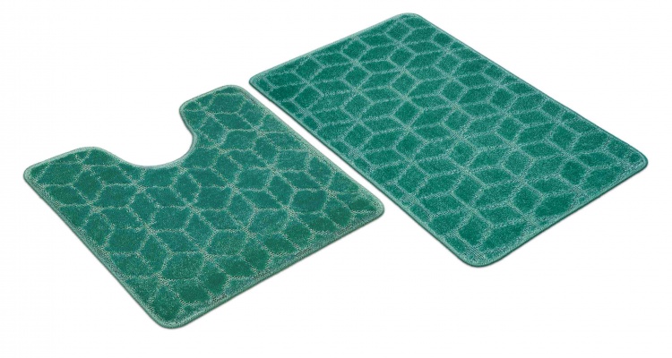 Набор ковриков SHAHINTEX РР 50*80+50*50 002 мятный 72