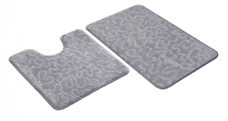 Набор ковриков SHAHINTEX РР 50*80+50*50 003 серый 50