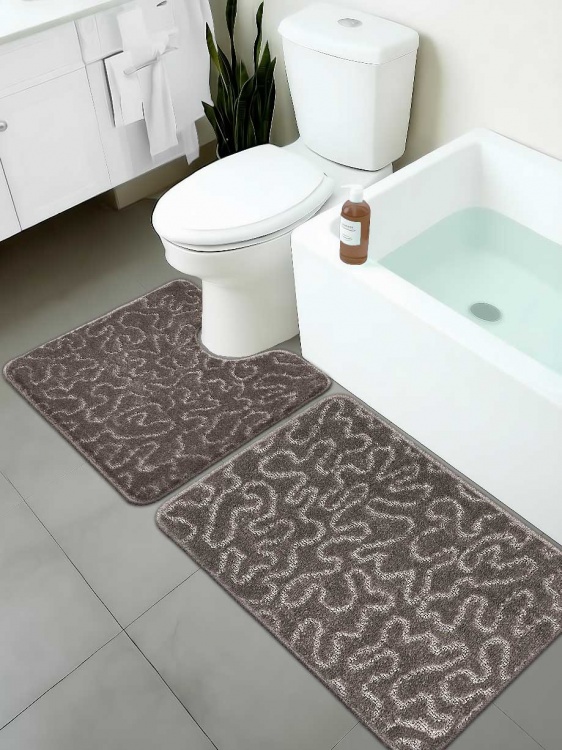 Набор ковриков SHAHINTEX РР 50*80+50*50 003 мокко 80