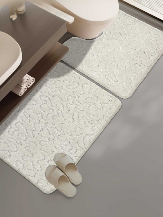 Набор ковриков SHAHINTEX РР 50*80+50*50 003 кремовый 3 - 2