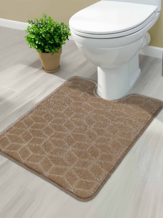 Коврик SHAHINTEX РР 60*80 002 кофе с молоком 55 S - 4