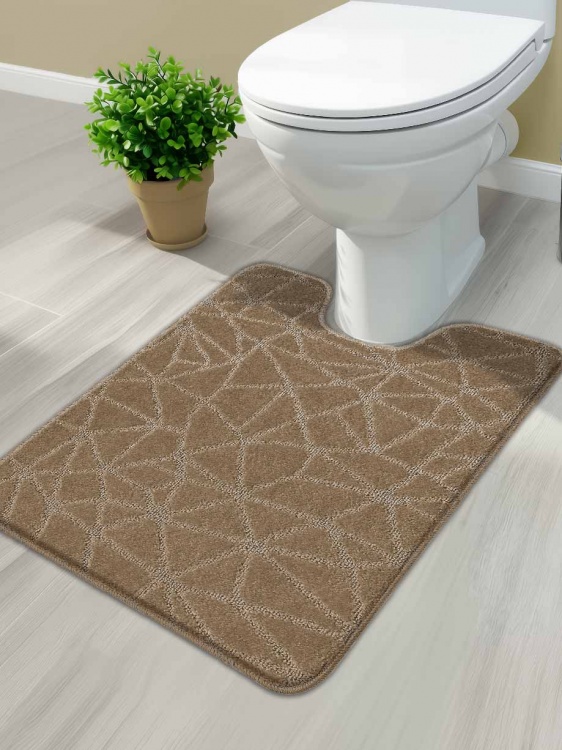 Коврик SHAHINTEX РР 60*80 001 кофе  с молоком 55 S - 2