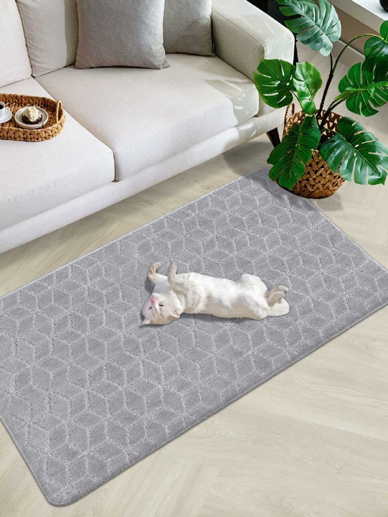 Коврик SHAHINTEX РР 80*120 002 серый 50 S - 2